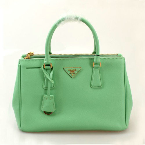 2014 Prada saffiano calfskin 30cm tote BN1801 apple green